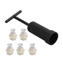 G9 Ceramic Lamp Holder Bulb Base Socket Light Holder with Zinc Alloy M10 Ring for Home Bedroom
