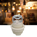 G9 Ceramic Lamp Holder Bulb Base Socket Light Holder with Zinc Alloy M10 Ring for Home Bedroom