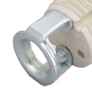 G9 Ceramic Lamp Holder Bulb Base Socket Light Holder with Zinc Alloy M10 Ring for Home Bedroom