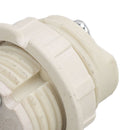 G9 Ceramic Lamp Holder Bulb Base Socket Light Holder with Zinc Alloy M10 Ring for Home Bedroom