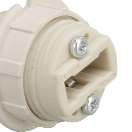 G9 Ceramic Lamp Holder Bulb Base Socket Light Holder with Zinc Alloy M10 Ring for Home Bedroom