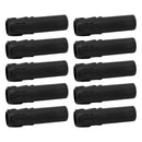10pcs 4 Inch Candle Covers Sleeves Simulation Vintage Wax Drop Candle Socket Covers for Chandelier Black