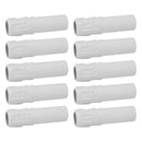 10pcs 4 Inch Candle Covers Sleeves Simulation Vintage Wax Drop Candle Socket Covers for Chandelier White