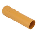 10pcs 4 Inch Candle Covers Sleeves Simulation Vintage Wax Drop Candle Socket Covers for Chandelier Yellow