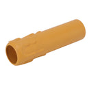 10pcs 4 Inch Candle Covers Sleeves Simulation Vintage Wax Drop Candle Socket Covers for Chandelier Yellow