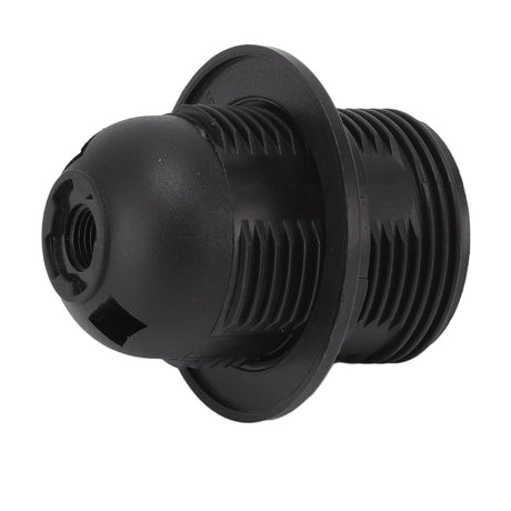 10Pcs E27 Light Base Socket Copper Core High Temperature Resistance E27 Light Holder Base with Lamp Sleeve for DIY Black