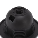 10Pcs E27 Light Base Socket Copper Core High Temperature Resistance E27 Light Holder Base with Lamp Sleeve for DIY Black