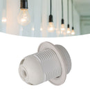 10Pcs E27 Light Base Socket Copper Core High Temperature Resistance E27 Light Holder Base with Lamp Sleeve for DIY White