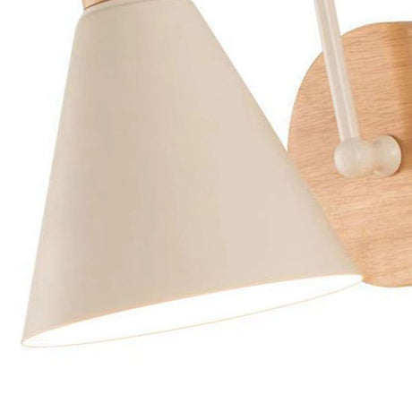 Corridor Wall Lamp Iron Lampshade Wall Mounted Curved Light for Bedroom Living Room Study Without Lamp Bulb White