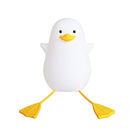 LED Night Light Cute Exquisite Touch Control USB Charging Night Light with Mobile Phone Holder Duck Night Lamp