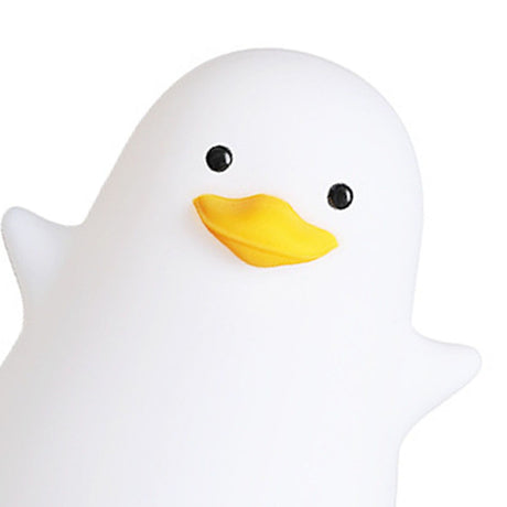 LED Night Light Cute Exquisite Touch Control USB Charging Night Light with Mobile Phone Holder Duck Night Lamp
