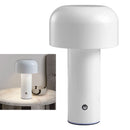 Mushroom Table Lamp Three Colors LED Light Beads Stepless Dimming Mushroom Lamp Night Light for Bedroom Bedside White