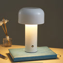 Mushroom Table Lamp Three Colors LED Light Beads Stepless Dimming Mushroom Lamp Night Light for Bedroom Bedside White
