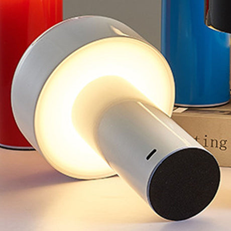 Mushroom Table Lamp Three Colors LED Light Beads Stepless Dimming Mushroom Lamp Night Light for Bedroom Bedside White
