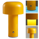 Mushroom Table Lamp Three Colors LED Light Beads Stepless Dimming Mushroom Lamp Night Light for Bedroom Bedside Yellow