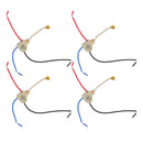 4Pcs Ceiling Fan Light Switch Replacement Lamp Pull Chain Switch 3 Wire Ceiling Fan Lamp Switch 250V 125V Gold
