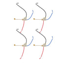 4Pcs Ceiling Fan Light Switch Replacement Lamp Pull Chain Switch 3 Wire Ceiling Fan Lamp Switch 250V 125V Gold
