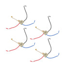 4Pcs Ceiling Fan Light Switch Replacement Lamp Pull Chain Switch 3 Wire Ceiling Fan Lamp Switch 250V 125V Gold