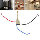 4Pcs Ceiling Fan Light Switch Replacement Lamp Pull Chain Switch 3 Wire Ceiling Fan Lamp Switch 250V 125V Gold