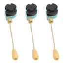 3Pcs Ceiling Light Pull Chain Switch 3 Speed 4 Wire Ceiling Fan Lamp Switch for Ceiling Lamp Fan Lamp Wall Lamp Gold
