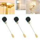 3Pcs Ceiling Light Pull Chain Switch 3 Speed 4 Wire Ceiling Fan Lamp Switch for Ceiling Lamp Fan Lamp Wall Lamp Gold