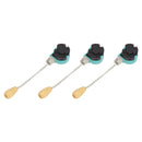 3Pcs Ceiling Light Pull Chain Switch 3 Speed 4 Wire Ceiling Fan Lamp Switch for Ceiling Lamp Fan Lamp Wall Lamp Chrome