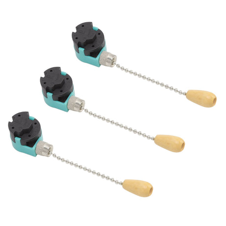 3Pcs Ceiling Light Pull Chain Switch 3 Speed 4 Wire Ceiling Fan Lamp Switch for Ceiling Lamp Fan Lamp Wall Lamp Chrome