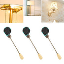 3Pcs Ceiling Light Pull Chain Switch 3 Speed 4 Wire Ceiling Fan Lamp Switch for Ceiling Lamp Fan Lamp Wall Lamp Bronze