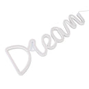 LED Neon Light Dream Battery USB Operated Neon Wall Light for Bedroom Living Room Bar Party Christmas Wedding