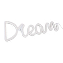 LED Neon Light Dream Battery USB Operated Neon Wall Light for Bedroom Living Room Bar Party Christmas Wedding