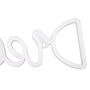LED Neon Light Dream Battery USB Operated Neon Wall Light for Bedroom Living Room Bar Party Christmas Wedding