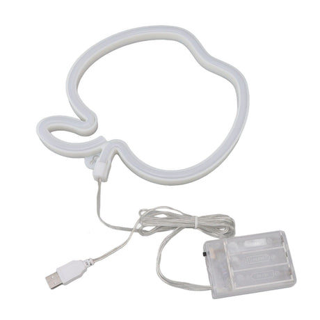 LED Neon Sign Fruit Style USB Battery Powered High Safety Widely Used Red Neon Light for Bedroom Party Backyard
