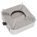 Alcohol Stove Stainless Steel Silver One Piece Design Drawer Structure Spirit Burner for Home Hiking