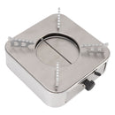 Alcohol Stove Stainless Steel Silver One Piece Design Drawer Structure Spirit Burner for Home Hiking