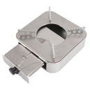 Alcohol Stove Stainless Steel Silver One Piece Design Drawer Structure Spirit Burner for Home Hiking