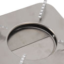 Alcohol Stove Stainless Steel Silver One Piece Design Drawer Structure Spirit Burner for Home Hiking