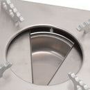 Alcohol Stove Stainless Steel Silver One Piece Design Drawer Structure Spirit Burner for Home Hiking