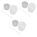 3PCS Self Watering Planter Pots Double Layer Green Plant Flower Pot for Garden Balcony Indoor Cultivation