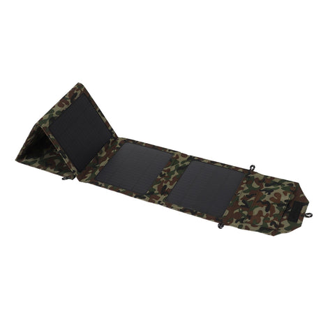 50W Portable Foldable Solar Panel Charger Kit 2 USB Ports Monocrystalline Silicon Solar Panel for Camping Hiking Camo