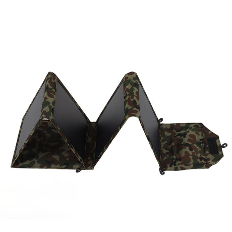 50W Portable Foldable Solar Panel Charger Kit 2 USB Ports Monocrystalline Silicon Solar Panel for Camping Hiking Camo