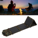 50W Portable Foldable Solar Panel Charger Kit 2 USB Ports Monocrystalline Silicon Solar Panel for Camping Hiking Camo