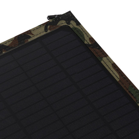 50W Portable Foldable Solar Panel Charger Kit 2 USB Ports Monocrystalline Silicon Solar Panel for Camping Hiking Camo