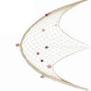 Nautical Decorative Fishing Net Cotton Hand Weaving Mediterranean Style Fishing Net for Party Home Photography Props