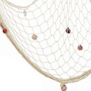 Nautical Decorative Fishing Net Cotton Hand Weaving Mediterranean Style Fishing Net for Party Home Photography Props