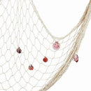 Nautical Decorative Fishing Net Cotton Hand Weaving Mediterranean Style Fishing Net for Party Home Photography Props