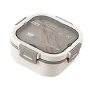 2 Layer Plastic Salad Lunch Box Microwave Safe Salad Lunch Container Portable Fruit Fat Reducing Light Food Picnic Box for Office Workers White, 1200ml