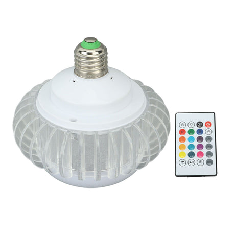 Smart LED Light Bulb Wireless Bluetooth Light Bulb Speaker E26 E27 RGB Color Changing Light Bulb With 24 Keys Remote Control