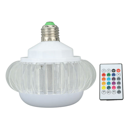 Smart LED Light Bulb Wireless Bluetooth Light Bulb Speaker E26 E27 RGB Color Changing Light Bulb With 24 Keys Remote Control