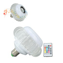 Smart LED Light Bulb Wireless Bluetooth Light Bulb Speaker E26 E27 RGB Color Changing Light Bulb With 24 Keys Remote Control