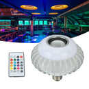Smart LED Light Bulb Wireless Bluetooth Light Bulb Speaker E26 E27 RGB Color Changing Light Bulb With 24 Keys Remote Control